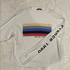 Brandy Melville long sleeve France 1990 shirt